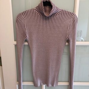 Express, mauve or pink colored turtleneck